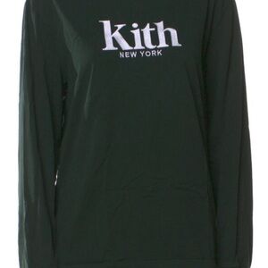 Kith New York Forest Green Long Sleeve Tee